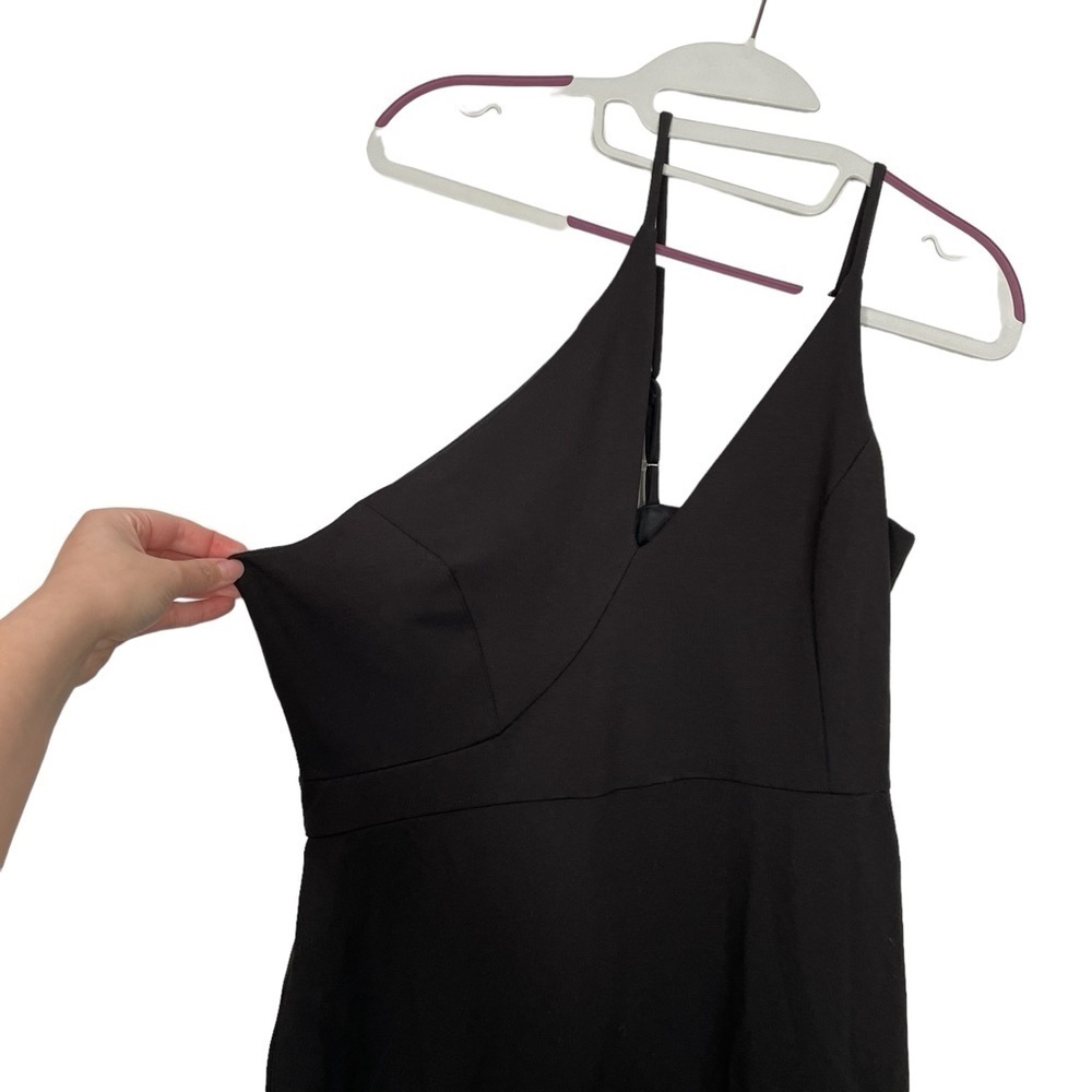 Chloe Kristyn Nicole Black Cutout One Shoulder Dress - Picture 4 of 11